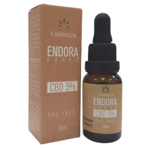 Cannsun Endora Drops CBD 5% THC Free Σταγόνες για την Αντιμετώπιση Ημικρανιών με Έλαιο Κάνναβης 15ml